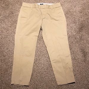 J Crew City Fit size 10 khaki Capri pants